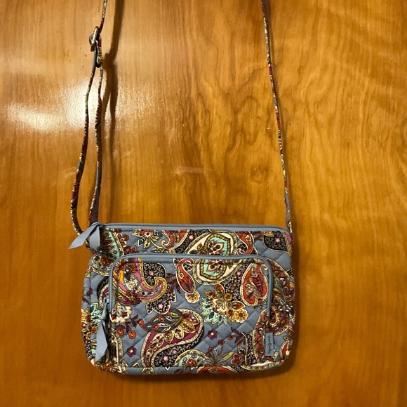 Vera Bradley RFID Little Hipster Crossbody Shoulder Bag  Provence Paisley - Picture 2 of 5